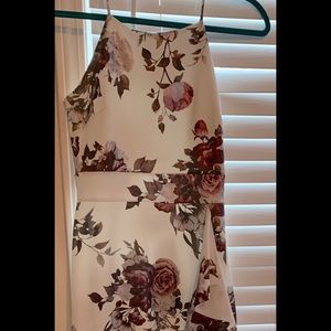 Long floral dress